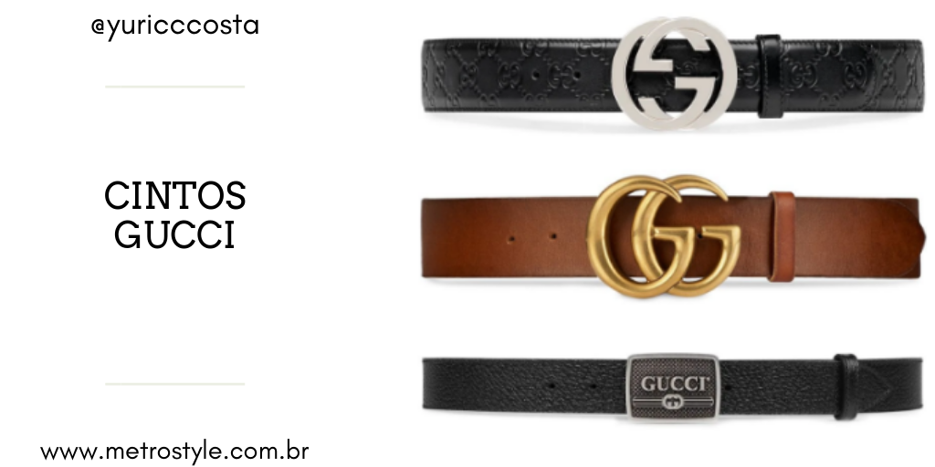 Redefinição do contorno mandibular 15 - Onde encontrar cintos da Gucci?! Os antigos e novos!