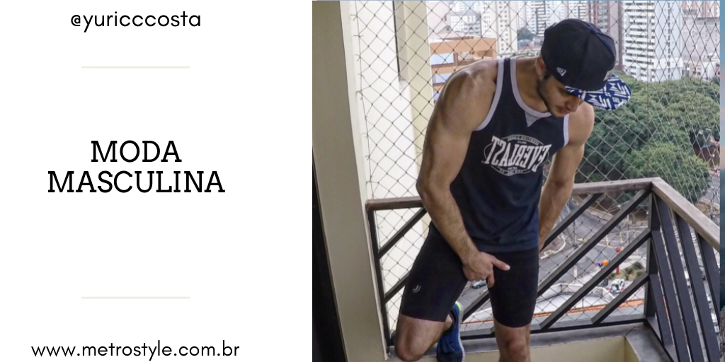 homem de legging na academia